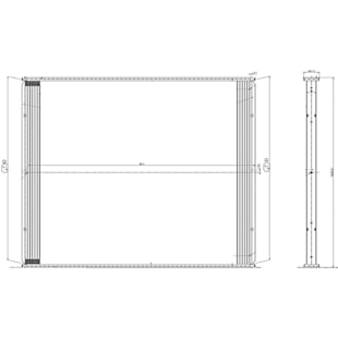 BLOCO PARA SCANIA SERIE 5 G360 / G400 / G420 / G440 / G470 / G480 2008 > (MEDIO) (RADIADOR) - M. MARELLI