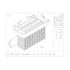 BLOCO RADIADOR FORD CARGO 1519 / 1621 / 2323 INTERCOOLADO 1991 A 1993 / VW VOLKSWAGEN 16-170 /16-220 /24-220 1991 A 1993 - VISCONDE
