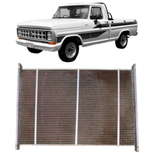 BLOCO RADIADOR FORD F1000 / F4000 DIESEL TURBO 1992 A 1994 DIESEL - PINGUIM