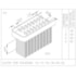 BLOCO RADIADOR VW VOLKSWAGEN 24-220 / 24-250 / 26-300 - 2000 > / 26-260 / 31-260 ELETRÔNICO - VISCONDE