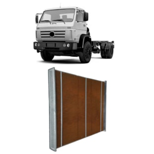 BLOCO RADIADOR VW VOLKSWAGEN 24-220 / 24-250 / 26-300 2000 > ONIBUS 40-300 BETA 2000 > - PINGUIM