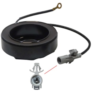 BOBINA MAGNETICA COMPRESSOR 10SRE11C TOYOTA HILUX 2.8 12V 2016 A 2017 - PROCOOLER BOBINA MAGNETICA COMPRESSOR 10SRE11C TOYOTA HILUX 2.8 12V 2016 A 2017 - PROCOOLER