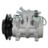 COMPRESSOR AR CONDICIONADO UNIVERSAL 6P148 / A1 / 142MM 12V / 8 ORELHA / ADAPTADO LINHA LEVE - MAHLE