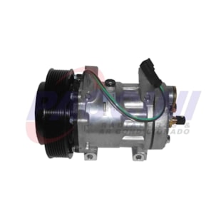 COMPRESSOR CATERPILLAR 938H / 962G 7H15 POLIA 8PK 24V 4FIX  - DENSO