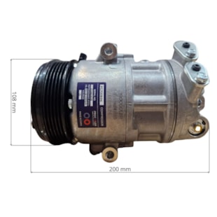 COMPRESSOR CITROEN C3 2022> / FIAT ARGO/CRONOS 2018> / MOBI 2017>/ STRADA 2021> / UNO 2016> / PEUGEOT 208 2022> - PROCOOLER