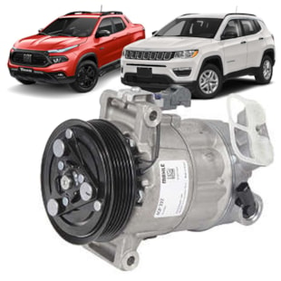 COMPRESSOR FIAT TORO 2.4 FLEX / JEEP COMPASS 2.0 FLEX 2017>2022 - MAHLE