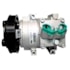 COMPRESSOR FORD ECOSPORT 1.0/1.6 2006 A 2014 / FIESTA 1.0/1.6 2004 A 2012 6PK 3FP HS15 - VALEO