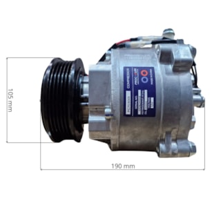 COMPRESSOR GM CHEVROLET TRACKER 1.4 TURBO 2017 A 2020  - PROCOOLER COMPRESSOR GM CHEVROLET TRACKER 1.4 TURBO 2017 A 2020  - PROCOOLER