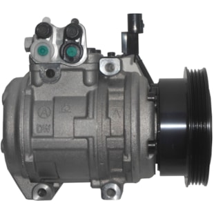 COMPRESSOR HYUNDAI TUCSON 2.0 16V / KIA SPORTAGE 2.0 2006 A 2010 4PK 12V PARAFUSO PASSANTE - HCC/DOOWON