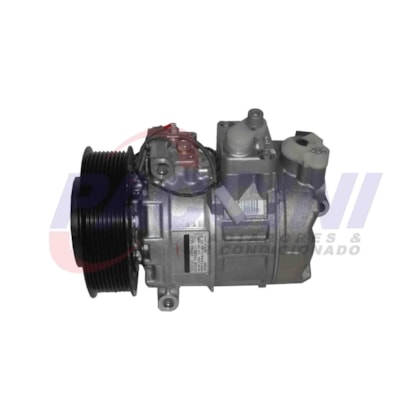 COMPRESSOR MERCEDES BENZ ACTROS 2546 / 2646 / 2644 / 4844 7SBU16C POLIA 9PK 24V PASSANTE - DENSO