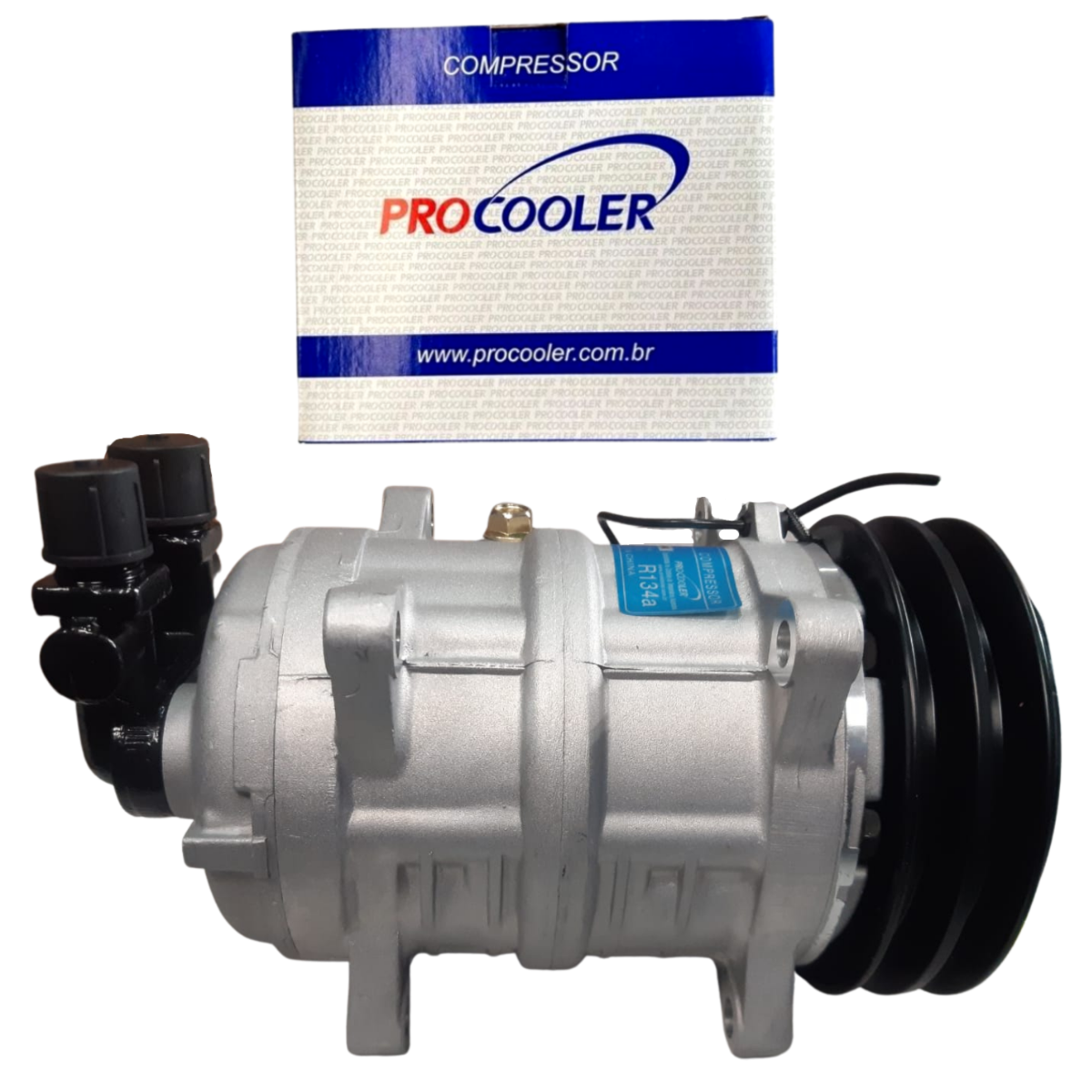 COMPRESSOR MODELO TM16 12V 8 ORELHAS POLIA 2A 135MM - PROCOOLER