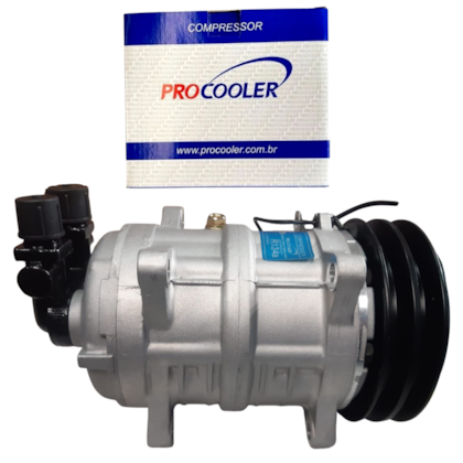 COMPRESSOR MODELO TM16 12V 8 ORELHAS POLIA 2A 135MM - PROCOOLER COMPRESSOR MODELO TM16 12V 8 ORELHAS POLIA 2A 135MM - PROCOOLER
