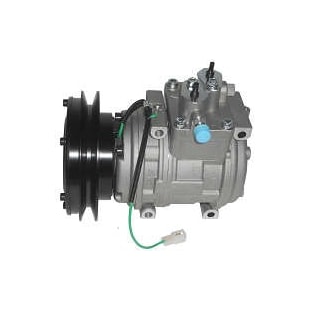 COMPRESSOR PARA CATERPILLAR D41 / KOMATSU PC400 MOD. 10PA15 POLIA 1B 24V - PROCOOLER COMPRESSOR PARA CATERPILLAR D41 / KOMATSU PC400 MOD. 10PA15 POLIA 1B 24V - PROCOOLER