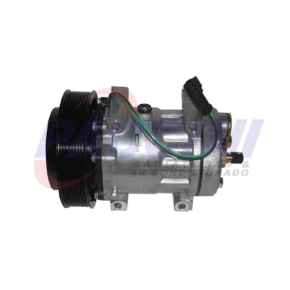 COMPRESSOR PARA MODELO 7H15 POLIA 8PK 24V 4FIX CATERPILLAR 938H / 962G - DENSO COMPRESSOR PARA MODELO 7H15 POLIA 8PK 24V 4FIX CATERPILLAR 938H / 962G - DENSO