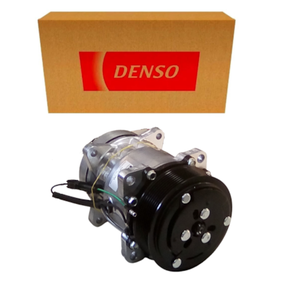 COMPRESSOR PARA NEW HOLLAND PATROL RG 170 7CAM15A 8PK 12V ORELHA - DENSO COMPRESSOR PARA NEW HOLLAND PATROL RG 170 7CAM15A 8PK 12V ORELHA - DENSO