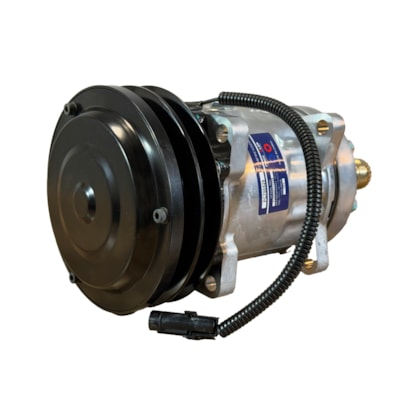 COMPRESSOR PARA SANDEN 7H15 (8 ORELHAS) CASE / NEW HOLLAND 2V 12V SAIDA 12X12 - PROCOOLER