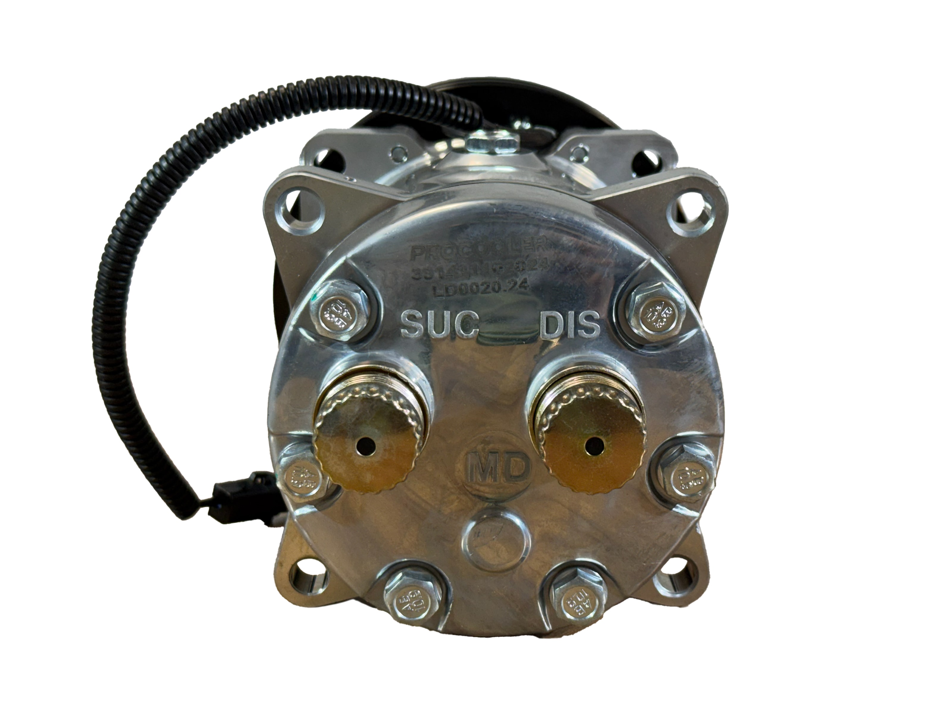 COMPRESSOR PARA SANDEN 7H15 (8 ORELHAS) CASE / NEW HOLLAND 2V 12V