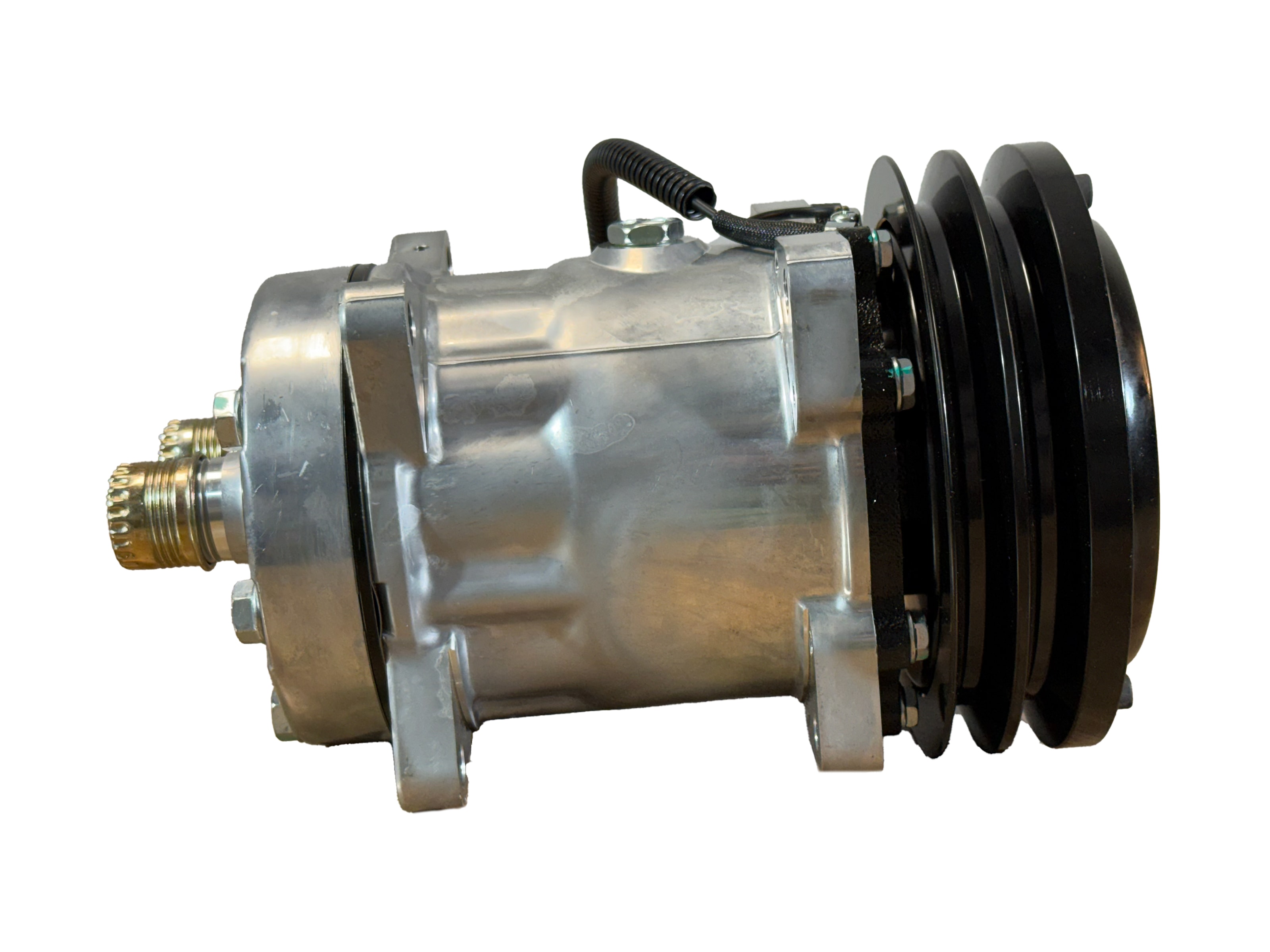 COMPRESSOR PARA SANDEN 7H15 (8 ORELHAS) CASE / NEW HOLLAND 2V 12V