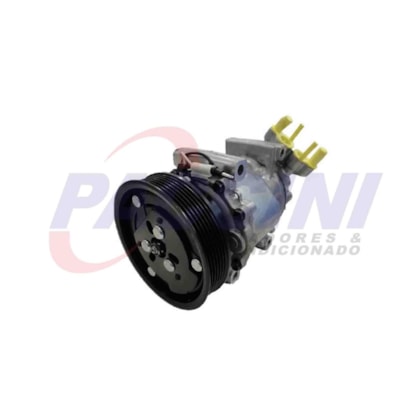 COMPRESSOR RENAULT CLIO 2004 A 2007 / KANGOO / MEGANE / SCENIC / DUSTER 2011 A 2015 / SANDERO / LOGAN / 1.0 / 1.6 16V - DENSO