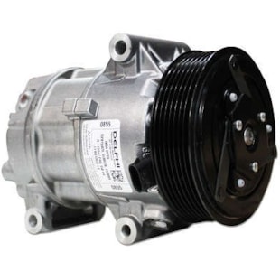 COMPRESSOR RENAULT MEGANE 2.0 16V / SCENIC 1.6/2.0 16V 2007 A 2012 GASOLINA 7PK  - DELPHI