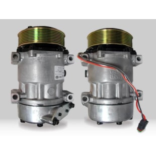 COMPRESSOR SCANIA SERIE 4 / SERIE 5 1998 &gt; SE7H15 24V 8PK 123MM  - M. MARELLI