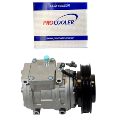 COMPRESSOR TOYOTA COROLLA 2002 A 2007 10P15C 12V 6PK R134A - PROCOOLER