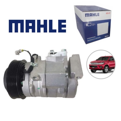 COMPRESSOR TOYOTA HILUX SRV/SW4 3.0 TURBO DIESEL 2005 A 2015/ TRATOR CASE MAGNUM 1997 A 2005 / NEW HOLLAND 2007> - MAHLE COMPRESSOR TOYOTA HILUX SRV/SW4 3.0 TURBO DIESEL 2005 A 2015/ TRATOR CASE MAGNUM 1997 A 2005 / NEW HOLLAND 2007> - MAHLE