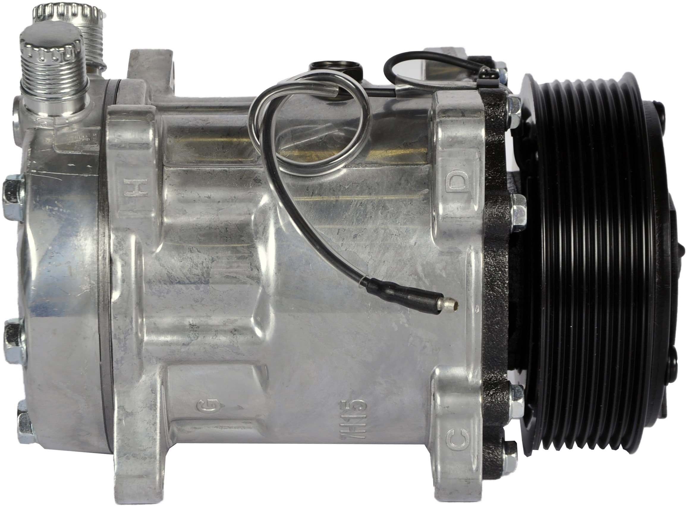 COMPRESSOR UNIVERSAL SD7H15 8PK 8ORELHAS SAIDA VERTICAL 12V