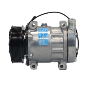 COMPRESSOR UNIVERSAL SD7H15 8PK PASSANTE SAIDA VERTICAL 24V - PROCOOLER COMPRESSOR UNIVERSAL SD7H15 8PK PASSANTE SAIDA VERTICAL 24V - PROCOOLER