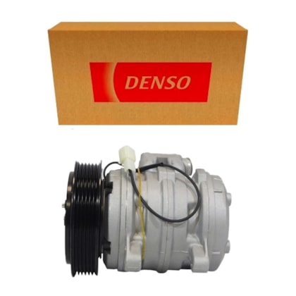 COMPRESSOR VW GOL / PARATI 1.0 1999 A 2008 / FIAT UNO 1.0 2000 A 2009 GAS - DENSO