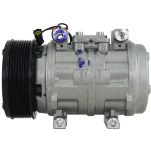 COMPRESSOR VW VOLKSWAGEM CONSTELLATION /EURO 5 /ADVANTECH  /MICRO ONIBUS EURO 5/ NOVO DELIVERY EURO 5/6 / 10P15 8PK 24V - DENSO