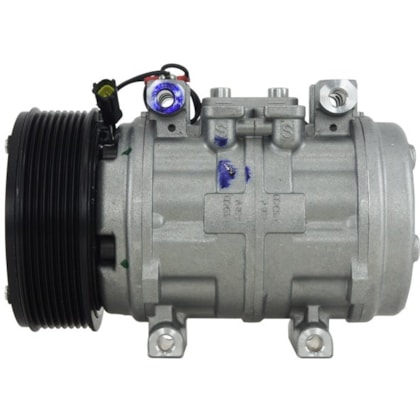 COMPRESSOR VW VOLKSWAGEM CONSTELLATION /EURO 5 /ADVANTECH  /MICRO ONIBUS EURO 5/ NOVO DELIVERY EURO 5/6 / 10P15 8PK 24V - DENSO