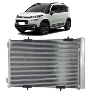 CONDENSADOR CITROEN C3 2009 > C3 PICASSO/ AIRCROSS/ DS3 1.4/ 1.6 16V 2010 > C4 CACTUS 1.6 2019>/ PEUGEOT 208/ 2008 2013> - MAHLE