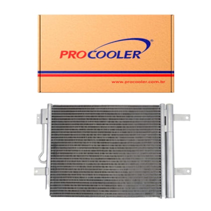 CONDENSADOR FIAT DOBLO/ IDEA 1.4/ 1.8/ PALIO 1.0 /1.8/ WEEKEND 1.6/1.8/ SIENA 1.0/1.8/ STRADA 1.4/1.8 MANUAL  - PROCOOLER