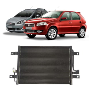 CONDENSADOR FIAT IDEA / PALIO / SIENA / STRADA MPFI / FIRE 1996 A 2010 - PROCOOLER CONDENSADOR FIAT IDEA / PALIO / SIENA / STRADA MPFI / FIRE 1996 A 2010 - PROCOOLER