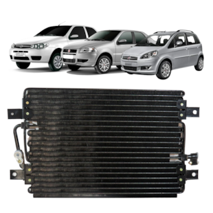 CONDENSADOR FIAT IDEA / PALIO / SIENA / STRADA MPFI / FIRE 1996 A 2010 - PROCOOLER CONDENSADOR FIAT IDEA / PALIO / SIENA / STRADA MPFI / FIRE 1996 A 2010 - PROCOOLER