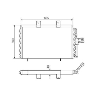 CONDENSADOR FIAT TEMPRA 2.0 1992 A 1994 - MCQUAY