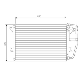 CONDENSADOR FORD ESCORT ZETEC 1997 EM DIANTE - VISTEON