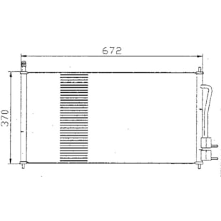 CONDENSADOR FORD FOCUS 1.6 / 1.8 / 2.0 16V 2001 A 2009 - M. MARELLI