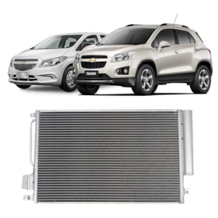 CONDENSADOR GM CHEVROLET COBALT 1.4/1.8/ ONIX 1.0/1.4 / PRISMA 1.0/1.4/ SONIC 1.6/SPIN 1.8 2013 A 2016/ TRACKER 1.4/1.8 - PROCOOLER
