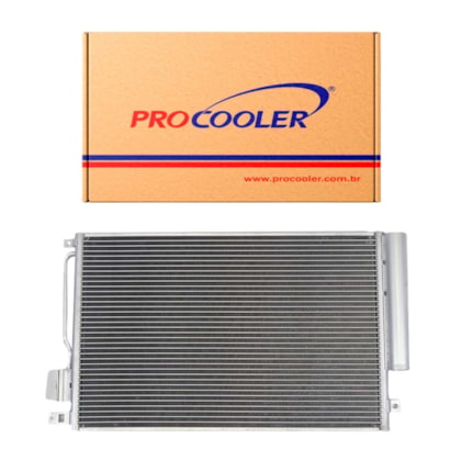CONDENSADOR GM CHEVROLET COBALT 1.4/1.8/ ONIX 1.0/1.4 / PRISMA 1.0/1.4/ SONIC 1.6/SPIN 1.8 2013 A 2016/ TRACKER 1.4/1.8 - PROCOOLER