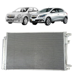 CONDENSADOR GM CHEVROLET COBALT 1.4/1.8/ ONIX 1.0/1.4 / PRISMA 1.0/1.4/ SONIC 1.6/SPIN 1.8 2013 A 2016/ TRACKER 1.4/1.8 - DENSO CONDENSADOR GM CHEVROLET COBALT 1.4/1.8/ ONIX 1.0/1.4 / PRISMA 1.0/1.4/ SONIC 1.6/SPIN 1.8 2013 A 2016/ TRACKER 1.4/1.8 - DENSO