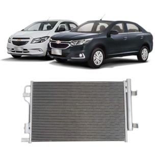 CONDENSADOR GM CHEVROLET COBALT 1.4/1.8 / ONIX / PRISMA 1.0/1.4 / SPIN 1.8 2017 A 2020 - PROCOOLER