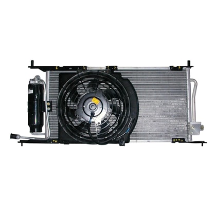CONDENSADOR GM CHEVROLET CORSA COM ELETROVENTILADOR 1999 A 2002 - ORIGINAL
