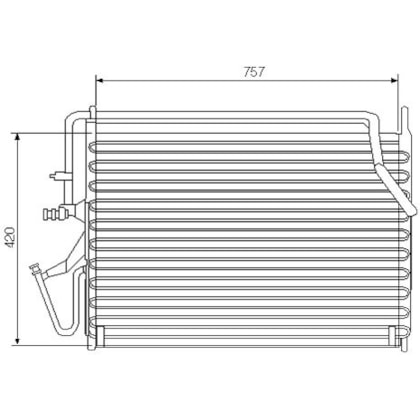 CONDENSADOR GM CHEVROLET GLANDBLAZER / SILVERADO 1997 > DIESEL / GASOLINA - MCQUAY