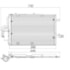 CONDENSADOR GM CHEVROLET NOVO CORSA 2002 > / MONTANA(FRENTE CORSA) 1.0 / 1.4 / 1.8 2002 A 2011 - DENSO