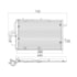 CONDENSADOR GM CHEVROLET NOVO CORSA 2002 > / MONTANA(FRENTE CORSA) 1.0 / 1.4 / 1.8 2002 A 2011 - DENSO