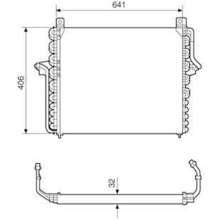 CONDENSADOR GM CHEVROLET OMEGA CD 3.0 1993 A 1994 MANUAL OU AUTOMATICO - ORIGINAL