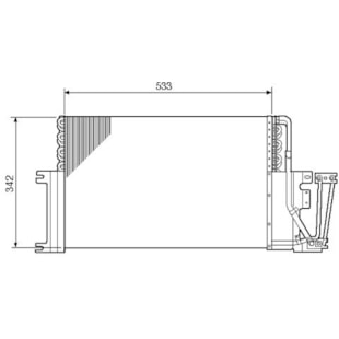 CONDENSADOR GM CHEVROLET VECTRA  2.0 / 2.2 1996 A 2005  - MCQUAY
