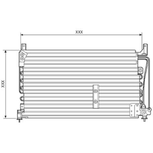 CONDENSADOR GM CHEVROLET VECTRA CD / GSI / GLS 2.0 / 2.2 1994 A 1995 - MCQUAY